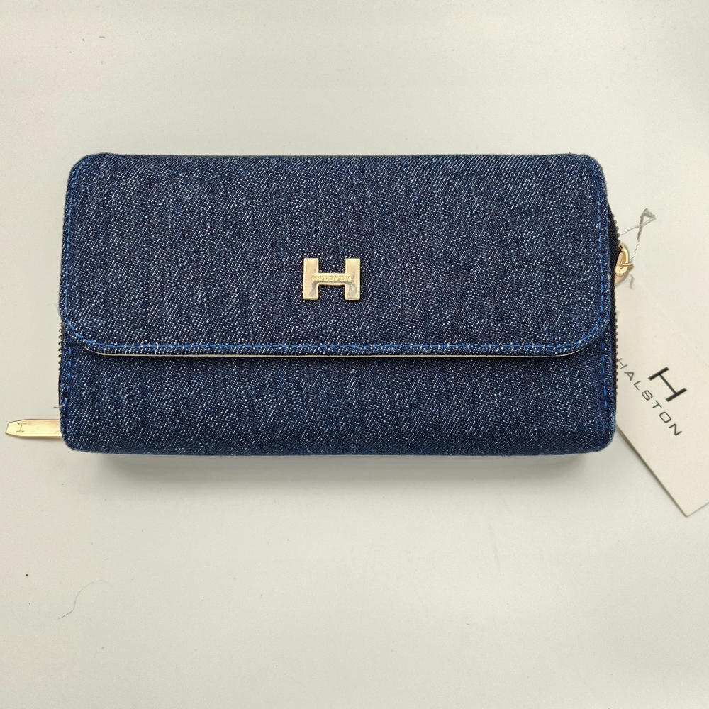 Halston Heritage Blue Wallet